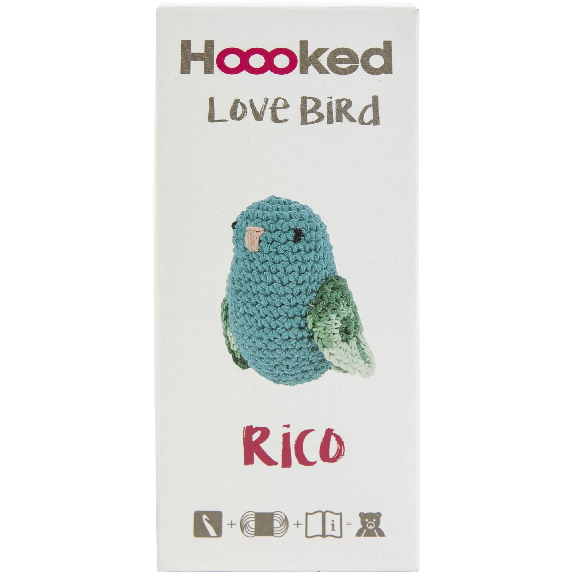 Hoooked Rico the Love Bird DIY Crochet Kit